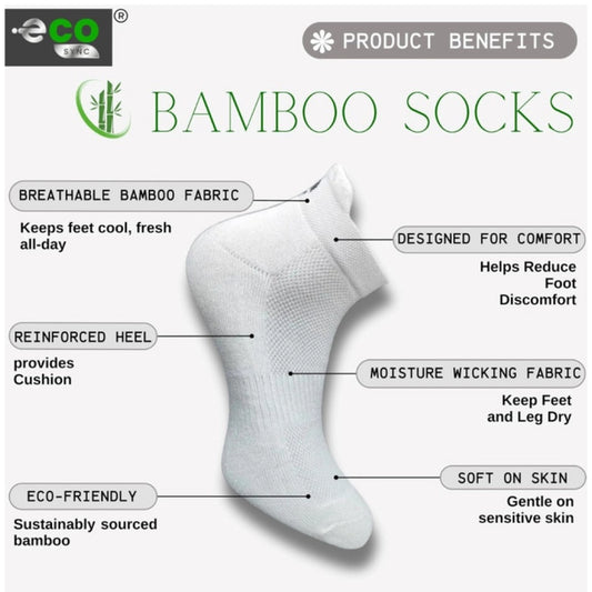 Generic 4_Pair Set Unisex Casual Cotton Printed Ankle Length Socks (Multicolor)