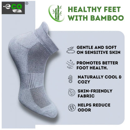 Generic 4_Pair Set Unisex Casual Cotton Printed Ankle Length Socks (Multicolor)