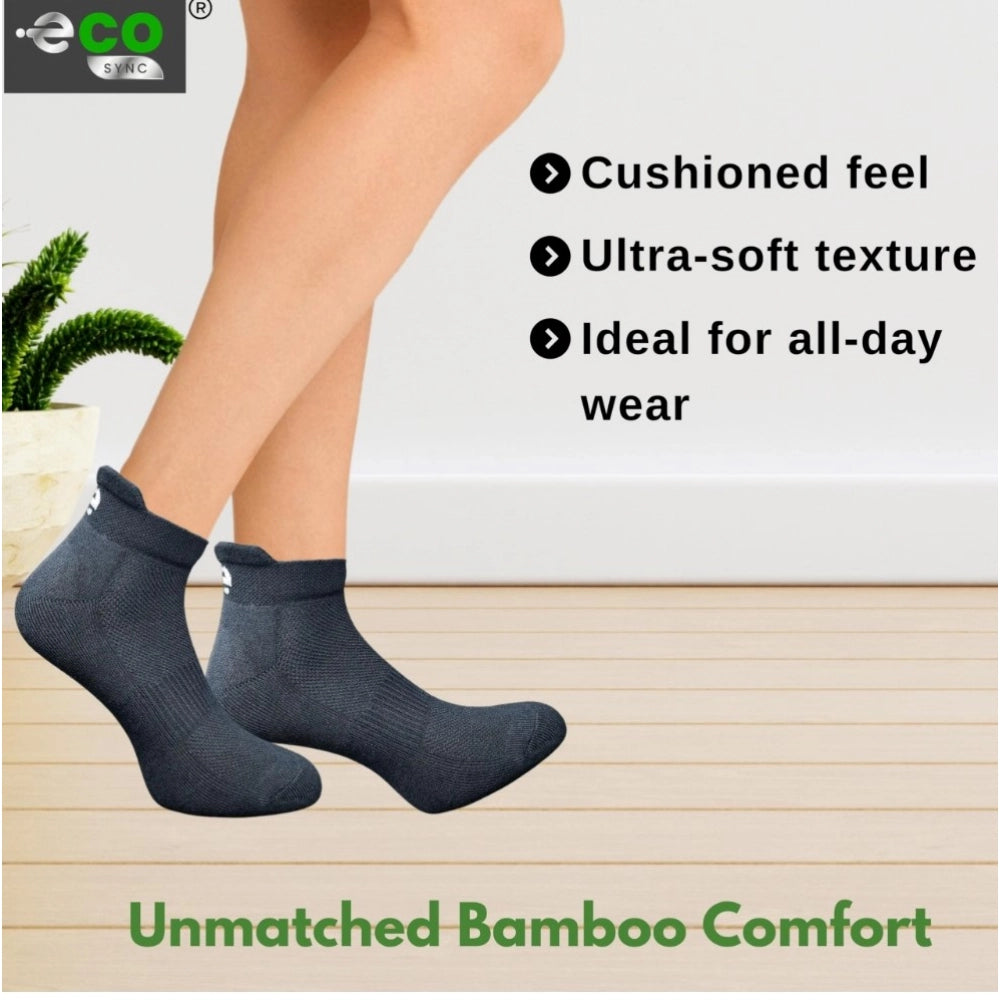 Generic 4_Pair Set Unisex Casual Cotton Printed Ankle Length Socks (Multicolor)