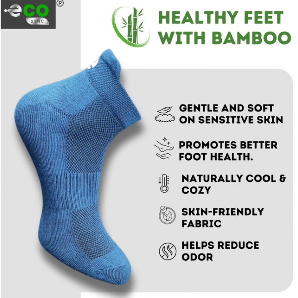 Generic 4_Pair Set Unisex Casual Cotton Printed Ankle Length Socks (Multicolor)