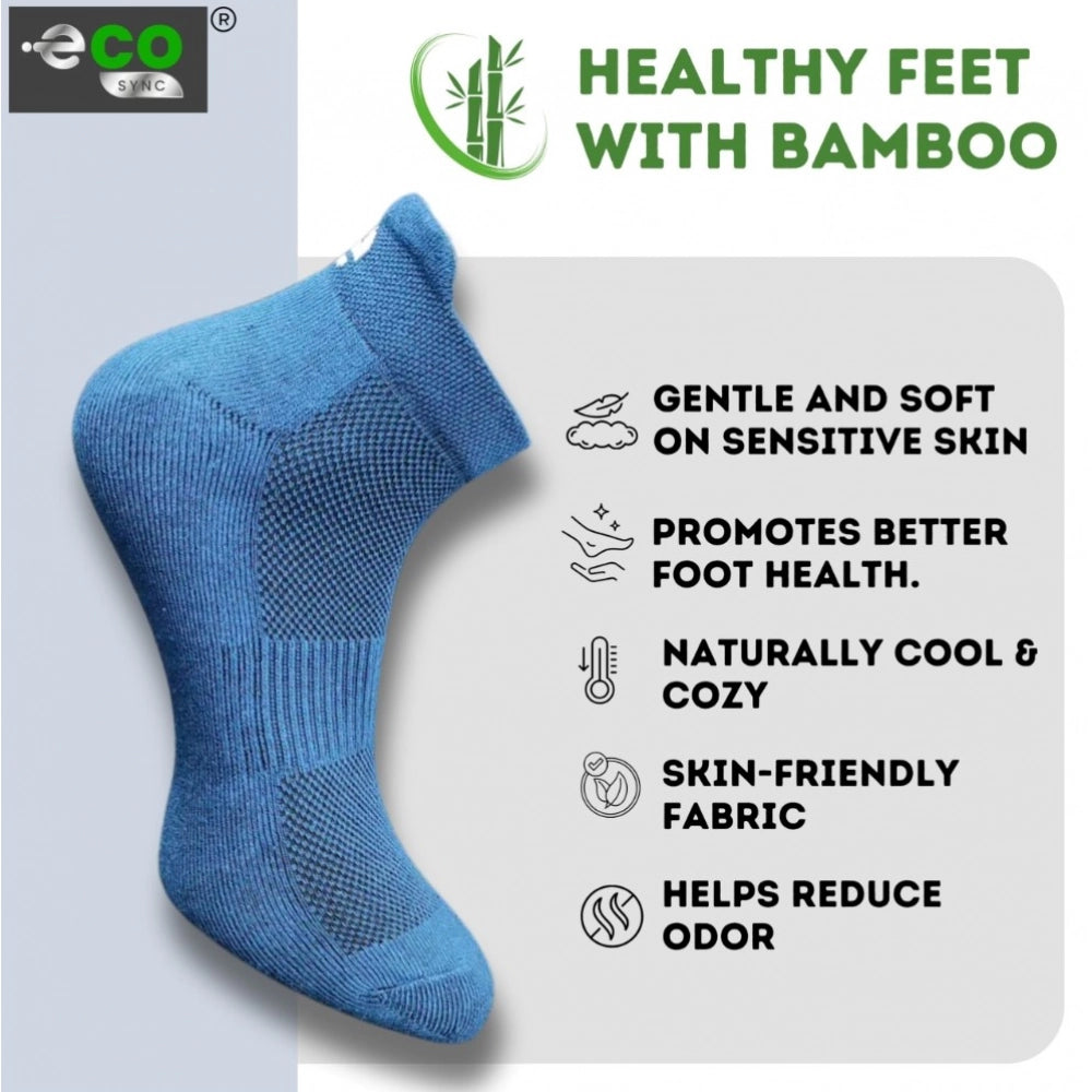 Generic 4_Pair Set Unisex Casual Cotton Printed Ankle Length Socks (Multicolor)