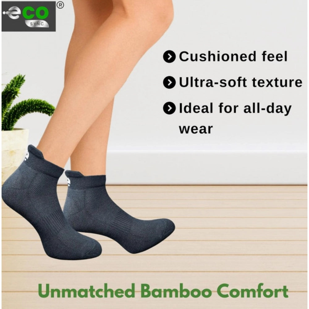 Generic 4_Pair Set Unisex Casual Cotton Printed Ankle Length Socks (Multicolor)