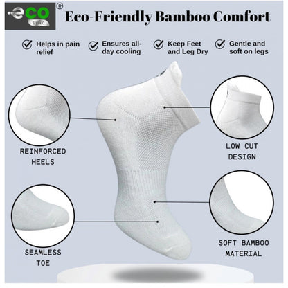 Generic 4_Pair Set Unisex Casual Cotton Printed Ankle Length Socks (Multicolor)