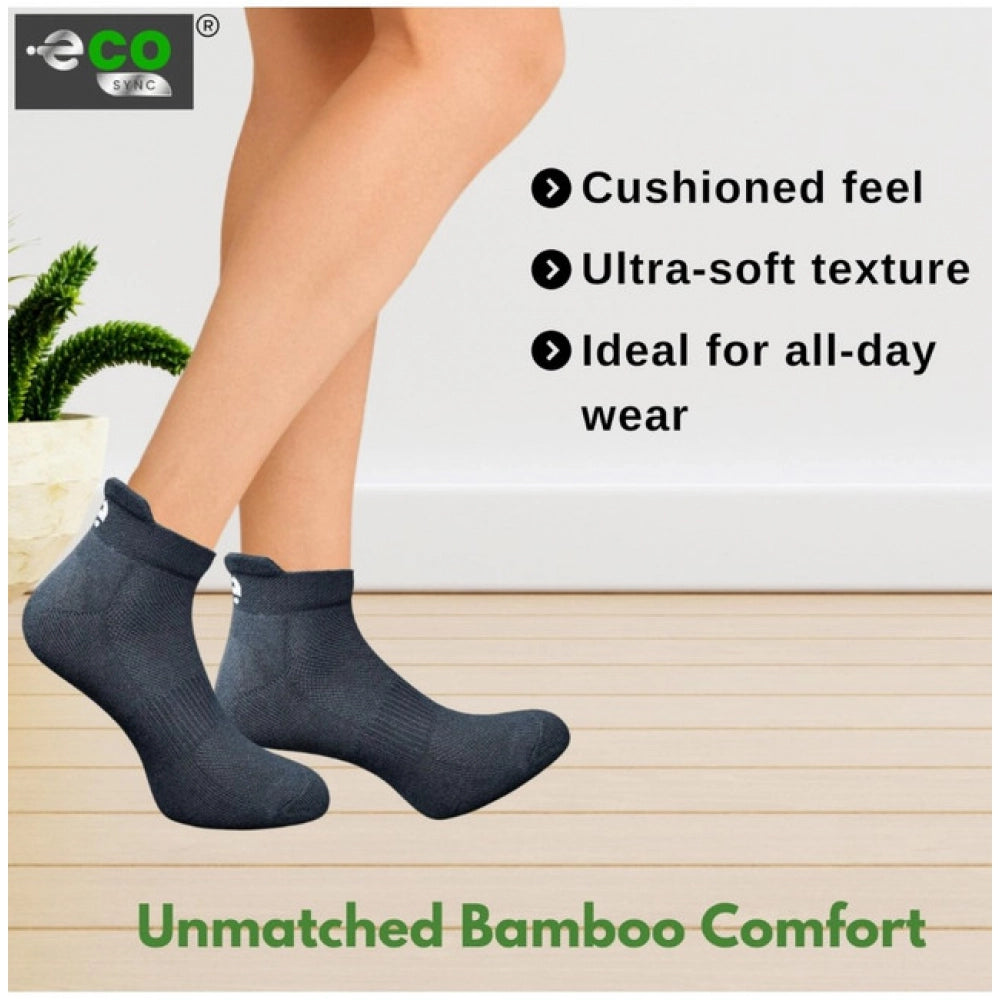 Generic 4_Pair Set Unisex Casual Cotton Printed Ankle Length Socks (Multicolor)