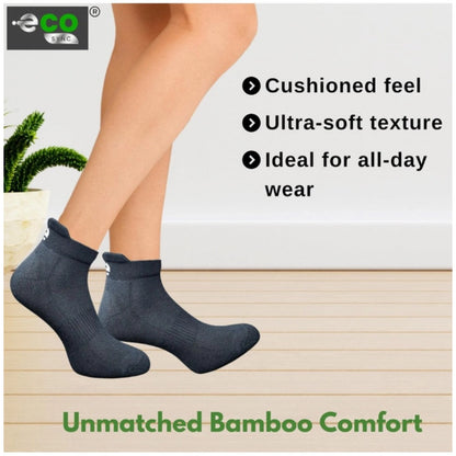 Generic 4_Pair Set Unisex Casual Cotton Printed Ankle Length Socks (Multicolor)