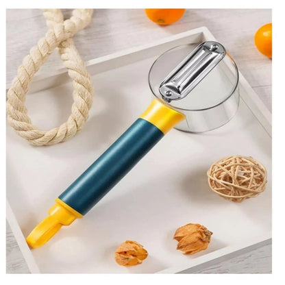 Generic Pack Of 3_Multi Functional Storage for Fruit and Vegetable Peeler with Storage Container (Color: Assorted )
