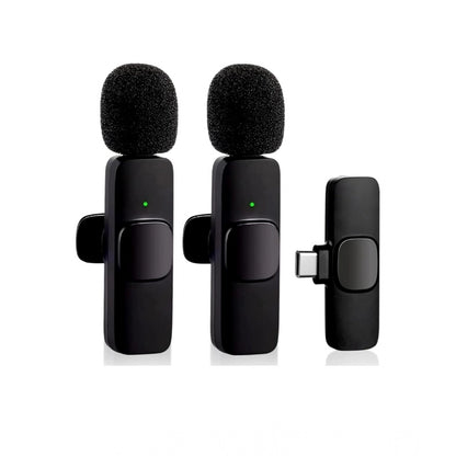Generic Plastic K9 Microphone, Digital Mini Portable Recording Clip Mic with Receiver