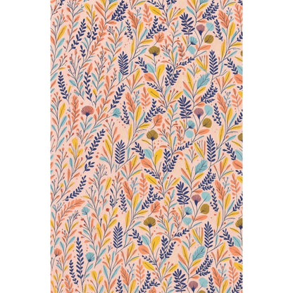 Generic Microfiber Floral Printed Double Bedsheet with 2 Pillow Covers (Multicolor)