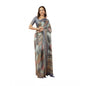 Generic Women's Polyester Printed Saree With Unstitched Blouse 5.5 Mtr (Multicolor)