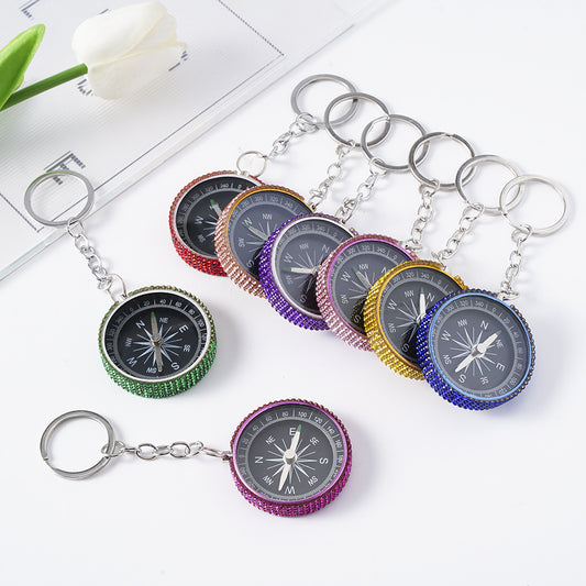 Diamond G44-2 Outdoor Mini Aluminum Alloy Compass Key Chain