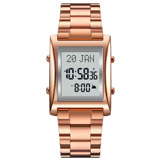 SKMEI 1815 Muslim Islamic Azan Prayer Watch Qibla Direction Multifunctional Digital Watches